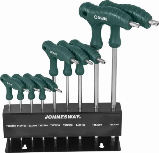 КЛЮЧІ JONNESWAY TORX T10-T50 З РУЧКОЮ H10MT09S