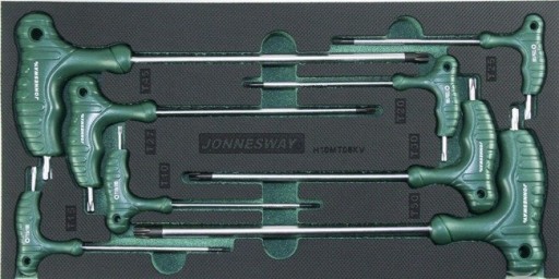 КЛЮЧИ УГЛОВЫЕ TORX T10-T50 8EL JONNESWAY H10MT08KV