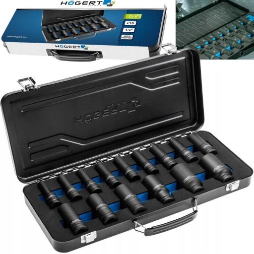 ТОРЦОВЫЕ УДАРНЫЕ КЛЮЧИ 1/2 10-32ММ НАБОР 15 шт.