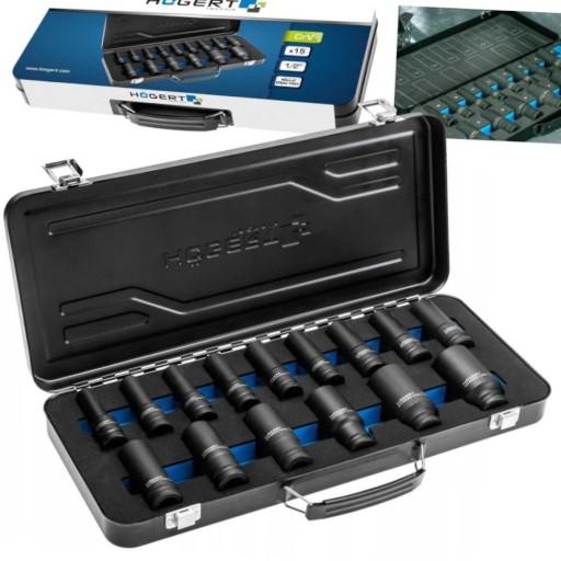 ТОРЦОВЫЕ УДАРНЫЕ КЛЮЧИ 1/2 10-32ММ НАБОР 15 шт.