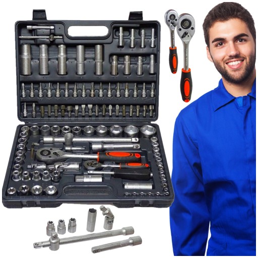 ГАЙКОВІ КЛЮЧІ НА 108 ЕЛЕМЕНТІВ ЗРУЧНА ВАлізА IMBUS TORKS ІНСТРУМЕНТИ ГОЛОВКИ