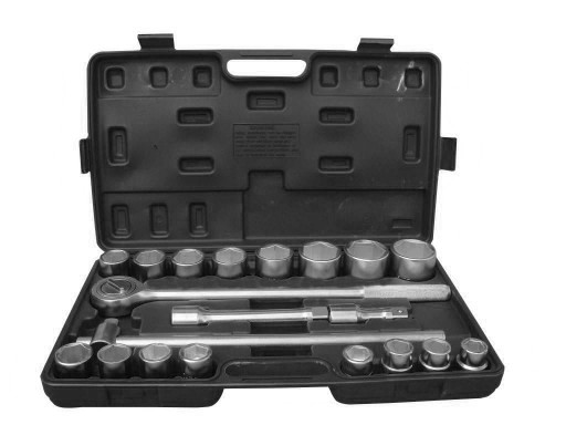 НАБІР ГАЙЧНИХ КЛЮЧІВ ТОРЦЕВИХ 21 шт. 6-сторонні 19-50 TIR