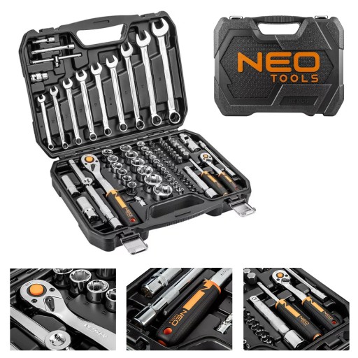 ТОРЦЕВЫЕ КЛЮЧИ NeoTools 10-059 1/2|1/4 [82 шт.]