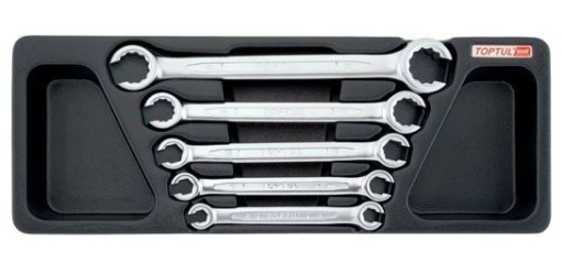 ГАЙКОВІ КЛЮЧІ відкриті 8-22 мм TOPTUL GAAT0502