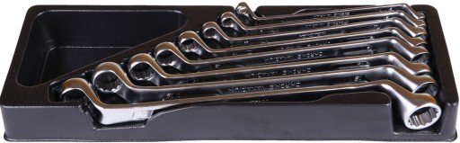 КЛЮЧІ КІЛЬЦЕВІ ГІННІ 6-22ММ 8 ШТ. 12-кутові ВСТАВКИ HONITON H0026