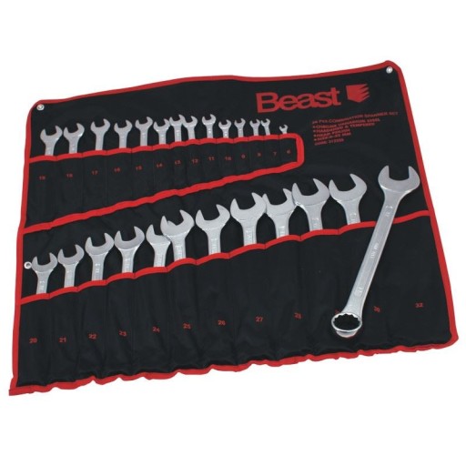 КОМБИНИРОВАННЫЕ КЛЮЧИ 6–32 мм 26 шт. CV