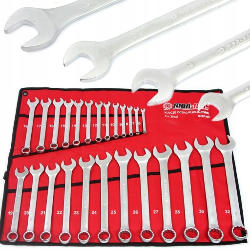 КОМБИНИРОВАННЫЕ КЛЮЧИ 6-32MM 25EL ORG. МАР-ПОЛ СУПЕР КАЧЕСТВО