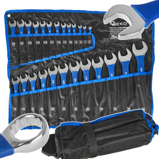 КЛЮЧІ ГАЙКОВІ 6-36 мм НАБІР КЛЮЧІВ КОРПУС КОРПУС