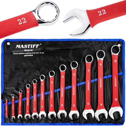 НАБІР ГАЙКОВИХ КЛЮЧІВ КІЛЬЦЕВИЙ ПЛОСКИЙ 6-32 ММ 12 шт.