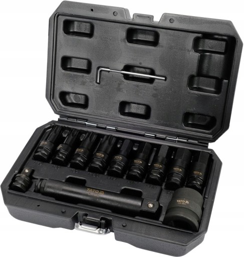 TORX T70-T100 ШЕСТИГРАННЫЕ УДАРНЫЕ КЛЮЧИ H14-H22 3/4 12 шт.