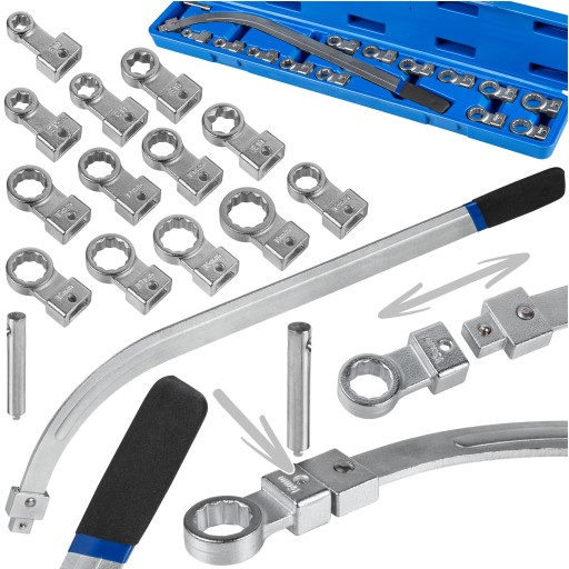 Ключі для натягу ременя ГРМ кільцевого типу torx НАБІР 15 елементів