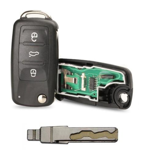 6J0 837 - КЛЮЧ VW GOLF VI 09-14 5K0837202Q + ФРЕЗЕРОВАНИЕ