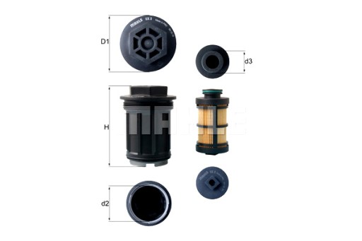 3KIT - KNECHT ADBLUE ФИЛЬТР MERCEDES-BENZ KNECHT