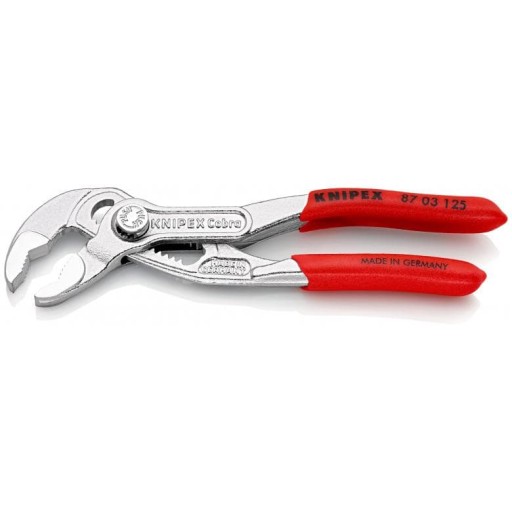 ЩИПЦЫ ДЛЯ ТРУБ РЕГУЛИРУЕМЫЕ KNIPEX COBRA 125MM ХРОМ