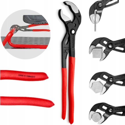 Трубогубці KNIPEX Cobra 250 мм 8701250 | Розвідний гайковий ключ