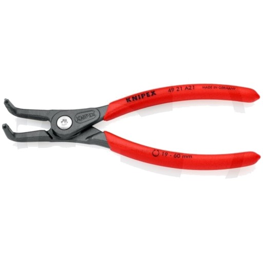 KNIPEX Прецизионные плоскогубцы 19-60 мм, 165 мм, изогнутые