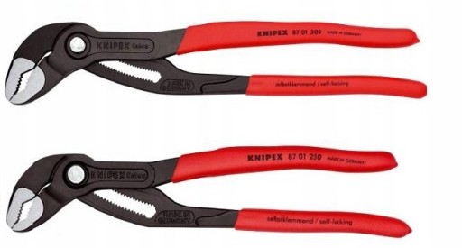 НАБОР ПЛОСКОГУБЦЕВ ДЛЯ ТРУБ KNIPEX COBRA 300/250 ММ