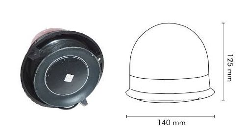 KA-LA-LW0033 - ПЕТУХ ОРАНЖЕВЫЙ МАГНИТ СВЕТОДИОДНАЯ СИГНАЛЬНАЯ ЛАМПА