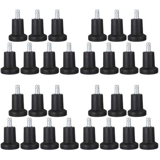 КОЛЕСА ДЛЯ ОФИСНЫХ СТУЛЬЕВ ФИКСИРОВАННЫЕ ПОДУШКИ ДЛЯ БЫТОВЫХ 28 ШТ.