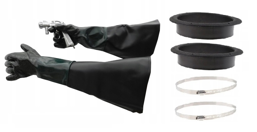 ФЛАНЦЫ ХОМУТА ДЕРЖАТЕЛИ ДЛЯ ПЕСКОСТРУЙНЫХ ПЕРЧАТОК