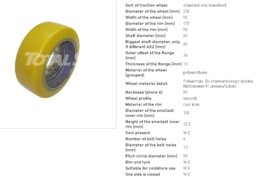 2163 - ВЕДУЩЕЕ КОЛЕСО Линде