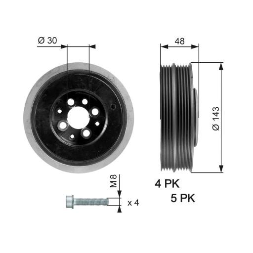 JV5137 - ГЕРМЕТИК КРЫШКИ ГРМ CHRYSLER ASPEN 4,7