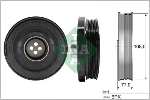 544 0130 10 - ШКИВ КОЛЕНВАЛА BMW