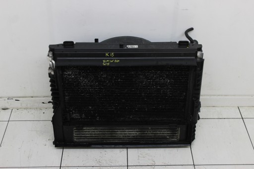 7801657 7561712 - КОМПЛЕКТ ВЕНТИЛЯТОРА РАДИАТОРА BMW 5 E60 E61 2003 - 3.0 D