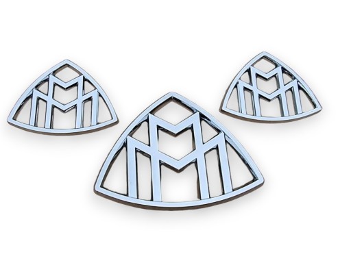 D.169/194. - НАБОР ЭМБЛЕМ НАКЛЕЙКИ ЛЕНТЫ ЗАДНЕЕ КРЫЛО ДЛЯ Maybach GLS S500