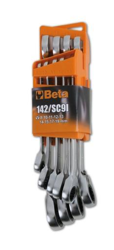 НАБІР ГАЙКОВИХ КЛЮЧІВ З ТРІСКАВКОМ BETA 142SC9