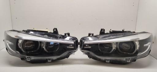 7498913 8738700 - КОМПЛЕКТ ЛІДОДНИХ ПЕРЕДНІХ ЛАМП BMW 4 F32 LIFT