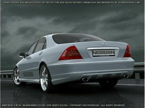 КОМПЛЕКТ РАМНЫХ НАКЛАДОК MERCEDES W220 ЛЕВАЯ ПРАВАЯ НАКЛАДКИ НОВЫЙ W220 ГРУНТОВКА