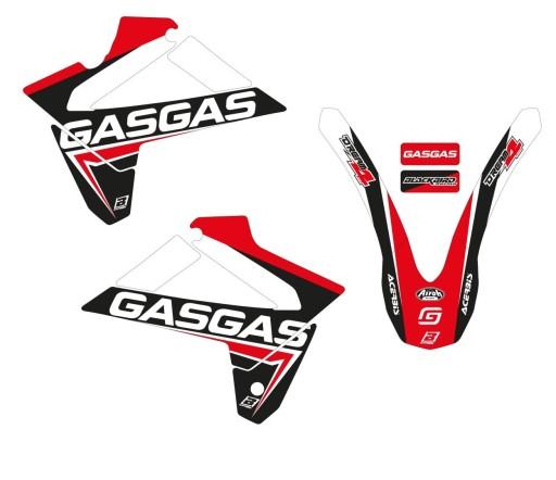 2902NIR - НАБІР НАЛІПОК (ВІНІРІВ) GAS GAS FSR 450 '07-'09, FSR 515 '08-'09, EC 125/