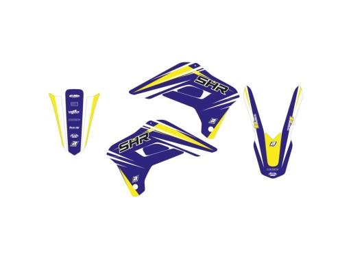 2E00NIR - НАБІР НАЛІПОК (ВІНІРІВ) SHERCO SE/SEF '13-'16, DREAM 4 COLOR BLUE/YELLOW