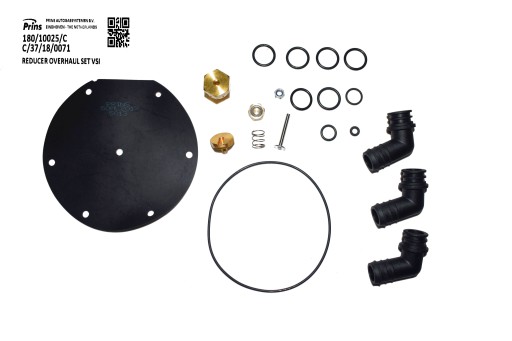 180/10025+sprężynka - Комплект для ремонту редуктора PRINS vsi оригінал + пружина + кришка клапана