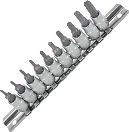 НАБІР ГОЛОВОК TORX T 7-T40 10 шт.