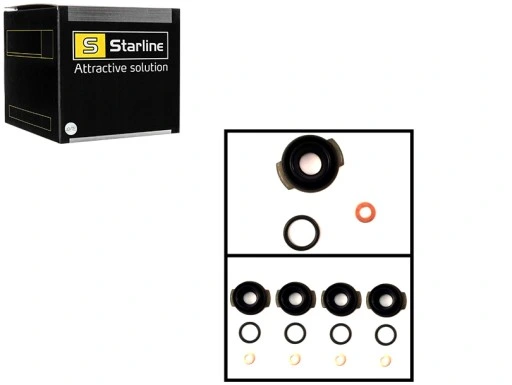 DP ND-5014S - НАБІР ПРОКЛАДОК ФОРСУНОК CR ДЛЯ 4 ФОРСУНОК FORD 2.0 STARLINE