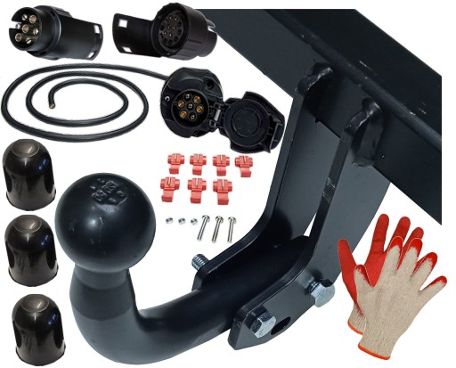 КОМПЛЕКТ БУКСИРУЮЧОГО КАРКА + ЖГУТ +7PIN/13P для OPEL MERIVA A 1 I 2003-2010