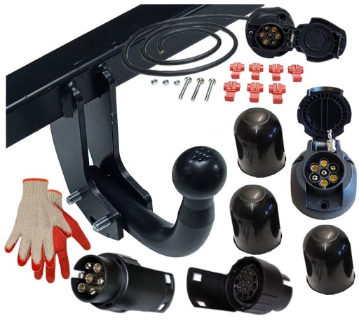 КОМПЛЕКТ БУКСИРУЮЧОГО КАРКА + ЖГУТ +7PIN/13P для OPEL MERIVA A 1 I 2003-2010