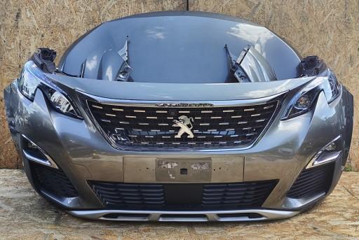 KOMPLETNY PRZÓD PEUGEOT 3008 GT MASKA BŁOTNI ZDERZAK LAMPA LAMPY 2.0HDI 180 - ПЕРЕДНЯЯ ЧАСТЬ PEUGEOT 3008 GT КАПОТ БРЫЗГОВЫЙ БАМПЕР БАМПЕР ЛАМПЫ 2.0HDI 180 В КОМПЛЕКТЕ