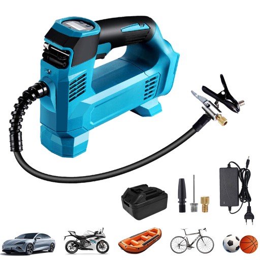 АККУМУЛЯТОРНЫЙ КОМПРЕССОР ДЛЯ ШИН МИНИ-КОМПРЕССОР 18В MAKITA С АККУМУЛЯТОРОМ