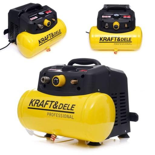 БЕЗМАСЛИНИЙ КОМПРЕСОР 6Л КОМПРЕСОР 1,5HP 8BAR 230V