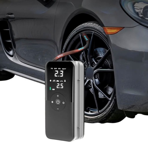 БЕЗДРОТОВИЙ КОМПРЕСОР, НАСОС ДЛЯ ШИН CARSUN LCD