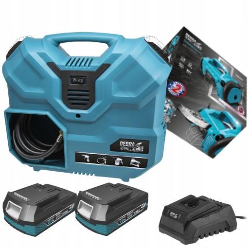 БЕЗБАНКОВЫЙ КОМПРЕССОР 2x18V 2Ah КОМПРЕССОР DEDRA