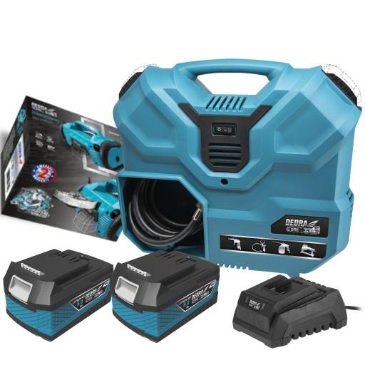 КОМПРЕСОР БЕЗБАКУРНИЙ 2x18V 5Ah КОМПРЕСОР DEDRA