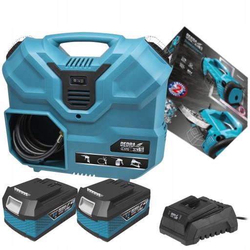 БЕЗБАНКОВЫЙ КОМПРЕССОР 2x18V 5Ah КОМПРЕССОР DEDRA