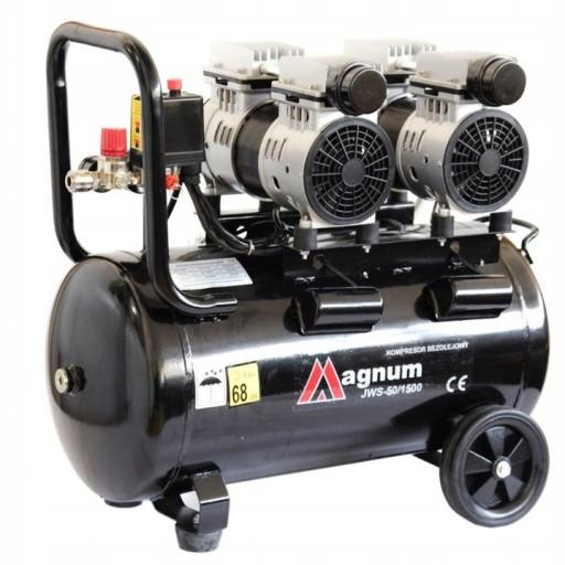 ТИХИЙ БЕЗМАСЛЯНИЙ КОМПРЕСОР MAGNUM JWS 50L 68dB