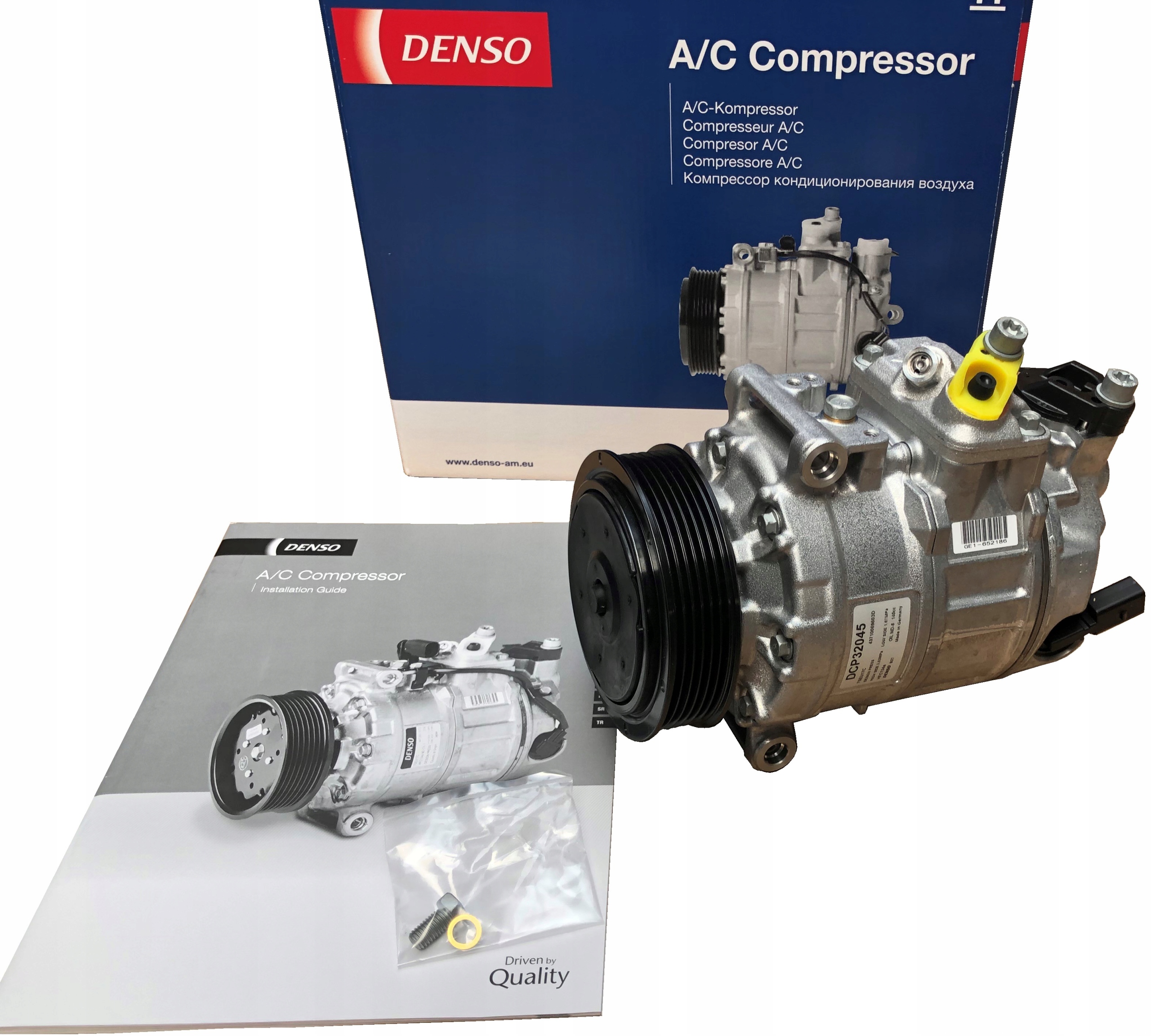 1K0820808D - КОМПРЕССОР DENSO DCP32045 SEAT SKODA OCTAVIA II