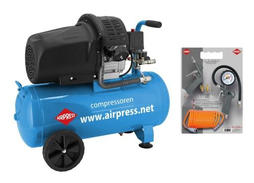 КОМПРЕСОР HL 425-50 50L 8BAR + AKC AIRPRESS 36888