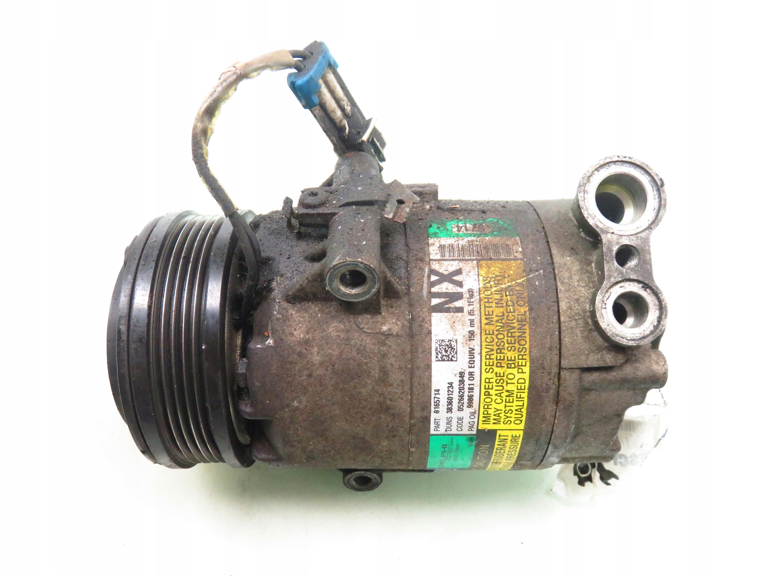 КОМПРЕССОР КОНДИЦИОНЕРА OPEL MERIVA A 1.4 9165714